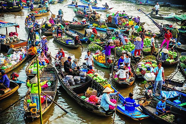 Chợ nổi Cà Mau